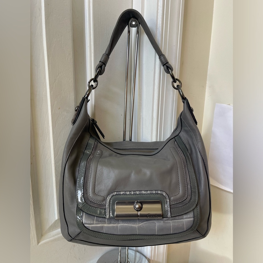Coach Kristin Spectator Leather Hobo bag.